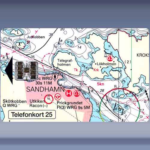 Sandhamn - Sjökort